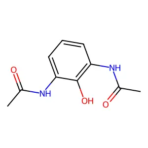 N,N'-(2-羟基-1,3-亚苯基)双乙酰胺 structure