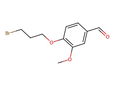 4-(3-Bromopropoxy)-3-methoxybenzaldehyde structure