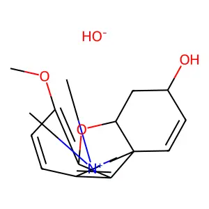 Galanthaminium, 10-methyl-, hydroxide structure