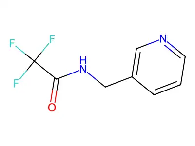 2,2,2-trifluoro-N-(pyridin-3-ylmethyl)acetamide structure