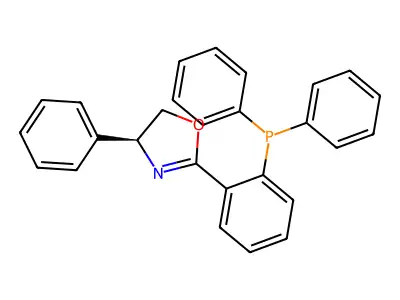 Oxazole, 2-[2-(diphenylphosphino)phenyl]-4,5-dihydro-4-phenyl- structure