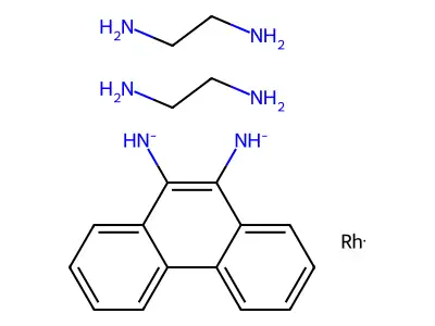 Rh(en)2phi(III) structure