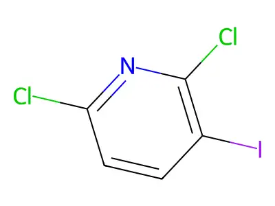 2,6-Dichloro-3-iodopyridine structure
