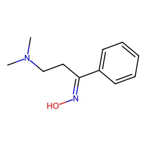 3-(Dimethylamino)-1-phenyl-propan-1-one oxime structure