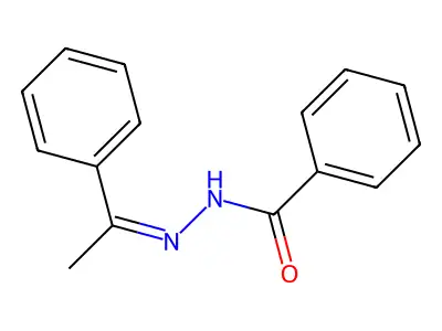 (Z)-N'-(1-Phenylethylidene)benzohydrazide structure