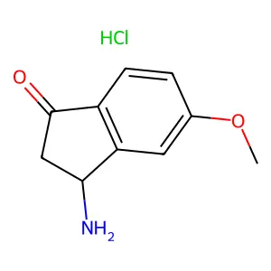 3-Amino-5-methoxyindan-1-one hydrochloride structure