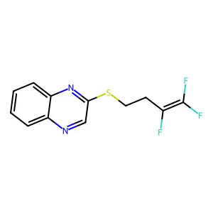 2-[(3,4,4-Trifluoro-3-butenyl)sulfanyl]quinoxaline structure
