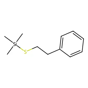 Silane, trimethyl(phenethylthio)- structure