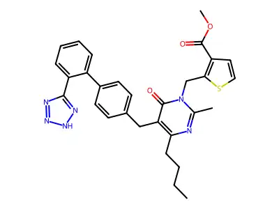 Milfasartan structure