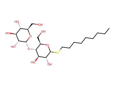Nonyl-I(2)-D-1-thiomaltoside structure