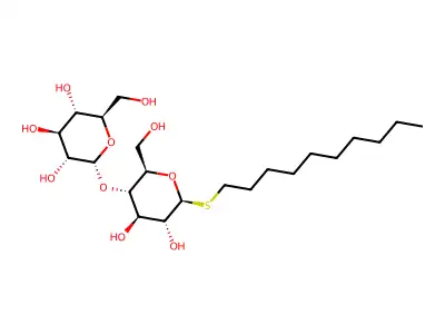 Decyl-I(2)-D-1-thiomaltopyranoside structure