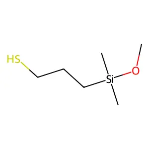 3-(甲氧基二甲基硅基)-1-丙硫醇 structure