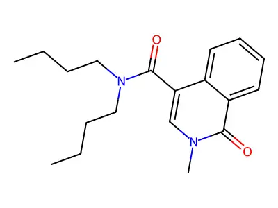 4-Isoquinolinecarboxamide, 1,2-dihydro-N,N-dibutyl-2-methyl-1-oxo- structure
