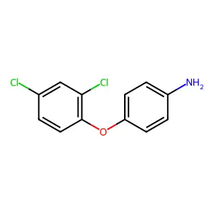 4-(2,4-二氯苯氧基)苯胺 structure