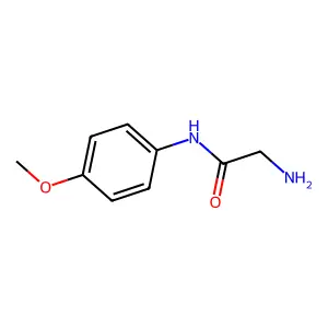 2-氨基-N-(4-甲氧基苯基)乙酰胺 structure