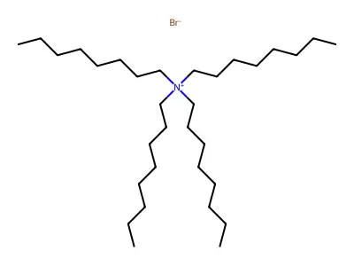 四辛基溴化铵 structure