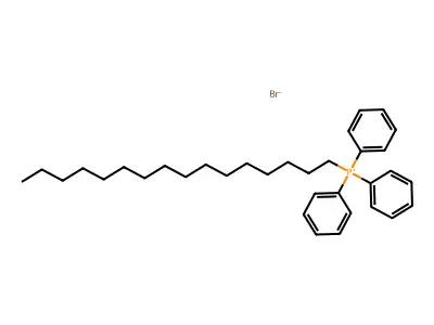Hexadecyltriphenylphosphonium bromide structure