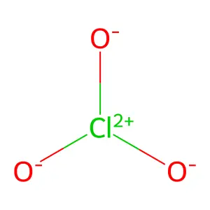 氯酸根离子 structure