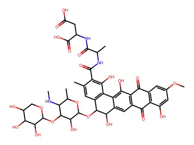 L-Aspartyl pradimicin A structure