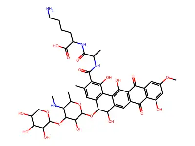 L-Lysyl pradimicin A structure