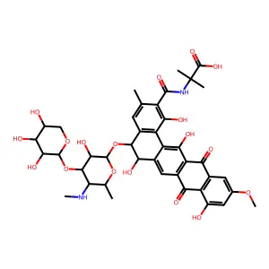 PRADIMICIN ANALOG structure