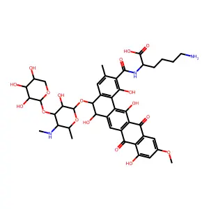 PRADIMICIN ANALOG structure