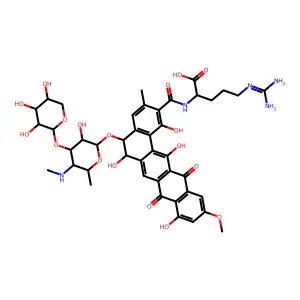PRADIMICIN ANALOG structure