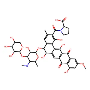 PRADIMICIN ANALOG structure