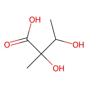 2,3-Dihydroxy-2-methylbutanoic acid structure