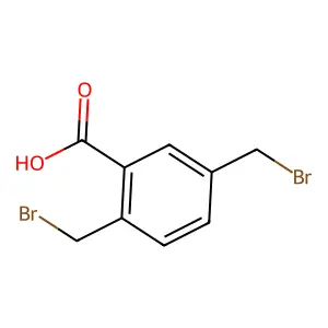Benzoic acid, 2,5-bis(bromomethyl)- structure