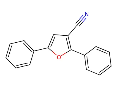 2,5-Diphenylfuran-3-carbonitrile structure