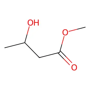 Methyl 3-hydroxybutyrate structure