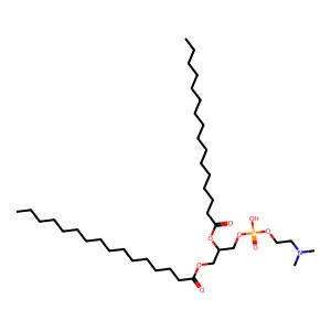 2,3-Dihexadecanoyloxypropoxy-(2-dimethylaminoethoxy)phosphinic acid structure