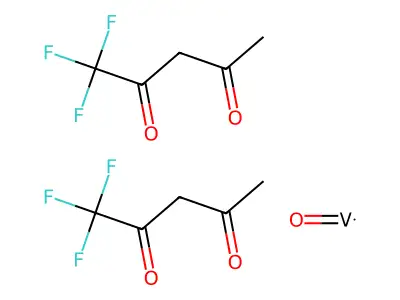 Vanadium,1,1-trifluoro-2,4-pentanedionato-O,O')- structure