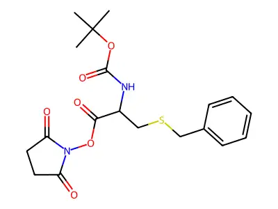 BOC-CYS(BZL)-OSU structure