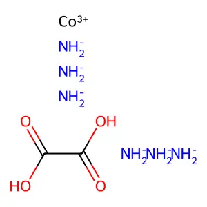 Azanide;cobalt(3+);oxalic acid structure