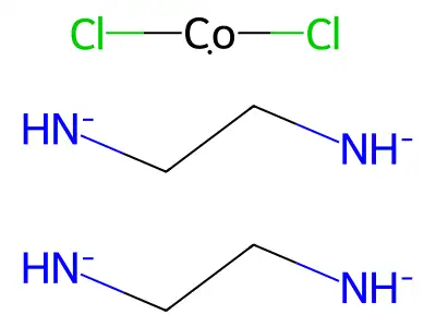 Cobalt(1+), chloride, trans- structure