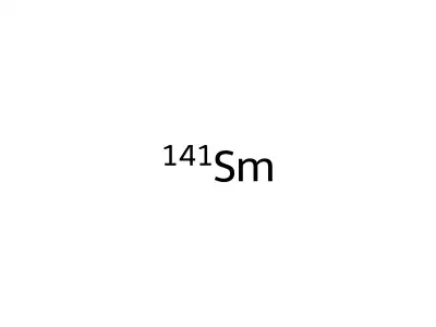 141mSm isotope structure