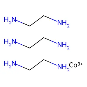 三(乙二胺)钴(III) structure