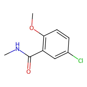 5-chloro-2-methoxy-N-methylbenzamide structure