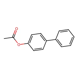 4-Acetoxybiphenyl structure