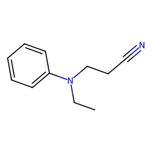 3-(Ethylphenylamino)propanenitrile structure