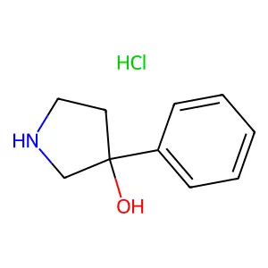 3-Phenylpyrrolidin-3-ol hydrochloride structure