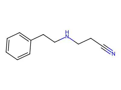 3-[(2-Phenylethyl)amino]propanenitrile structure