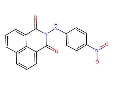 2-(4-Nitroanilino)benzo[de]isoquinoline-1,3-dione structure