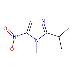 异丙硝唑 structure