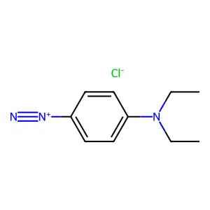 4-(Diethylamino)benzenediazonium chloride structure
