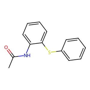 2-Acetamidophenyl phenyl sulfide structure