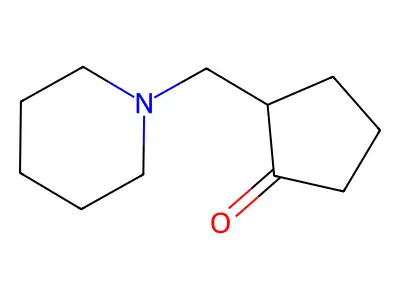 2-(1-Piperidinylmethyl)cyclopentanone structure