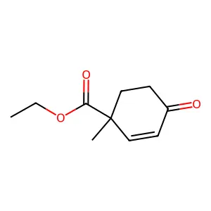 Ethyl 1-methyl-4-oxocyclohex-2-ene-1-carboxylate structure